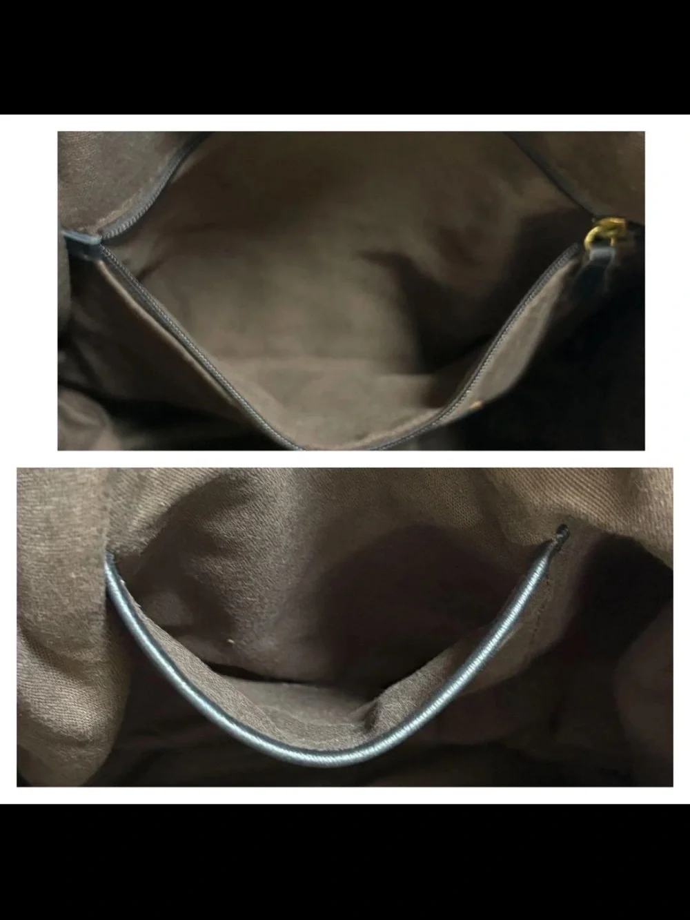 Mulberry Black Leather Shoulder Tote with Brass Hardware